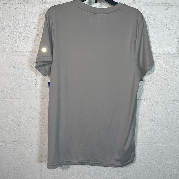 Big Kids' Short-Sleeve T-Shirt, 4-Sport Script Logo grey, XL 18/20 - Picture 3 of 5